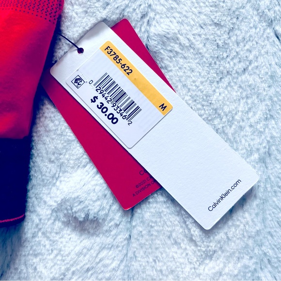 Calvin Klein red plaid bralette - Picture 5 of 5